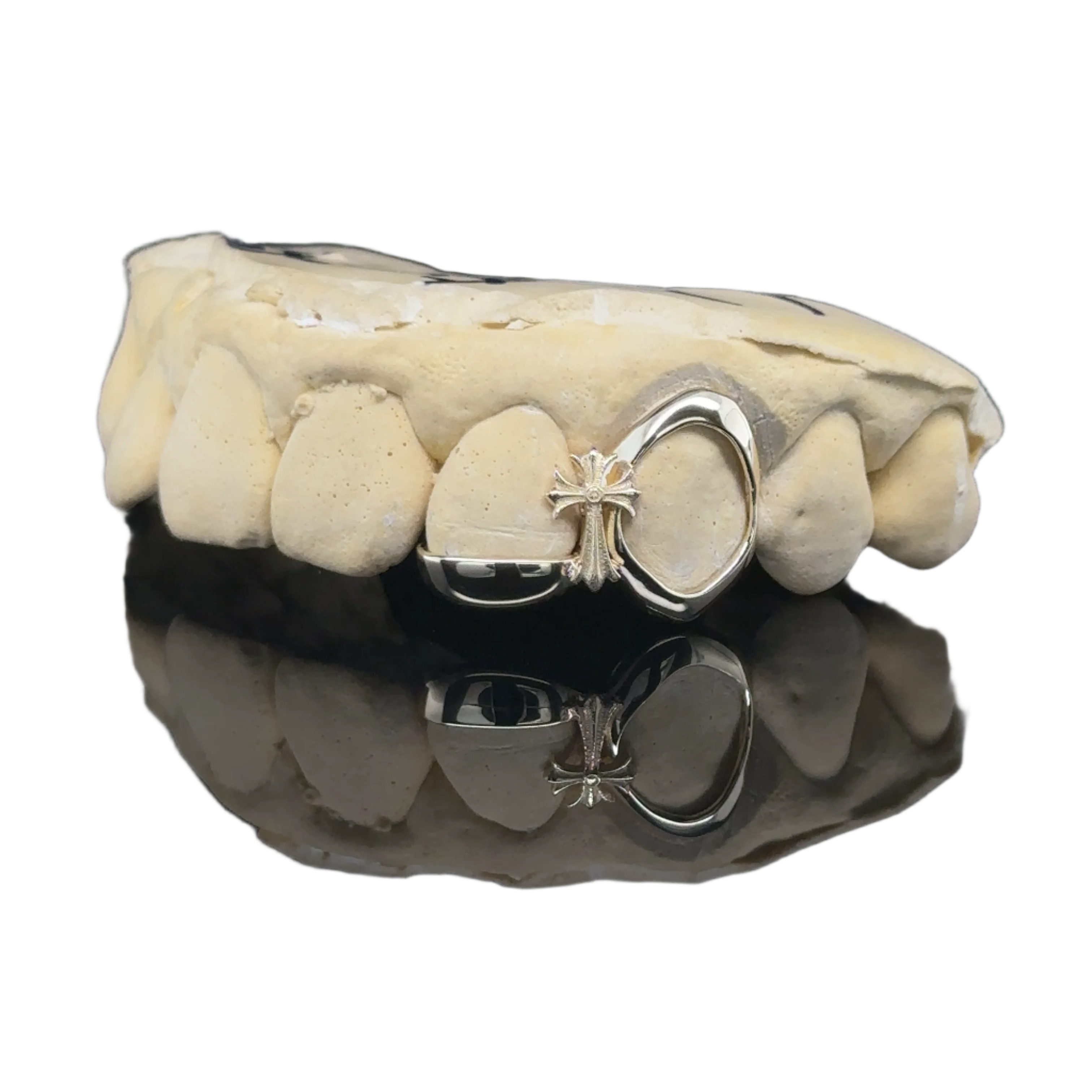 Cross Two Teeth Grillz
