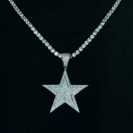 Iced Star Pendant