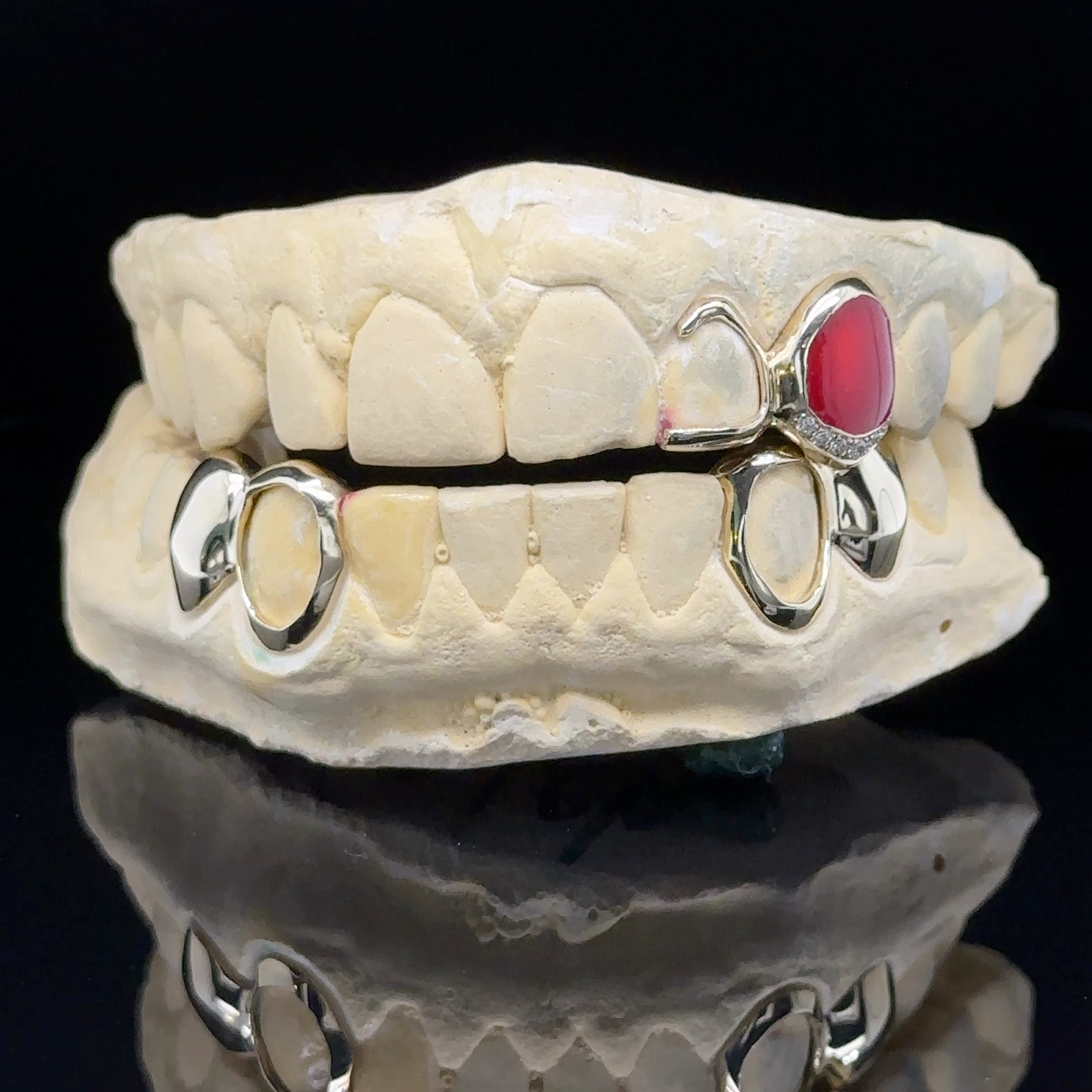 Red Gold Grillz Set