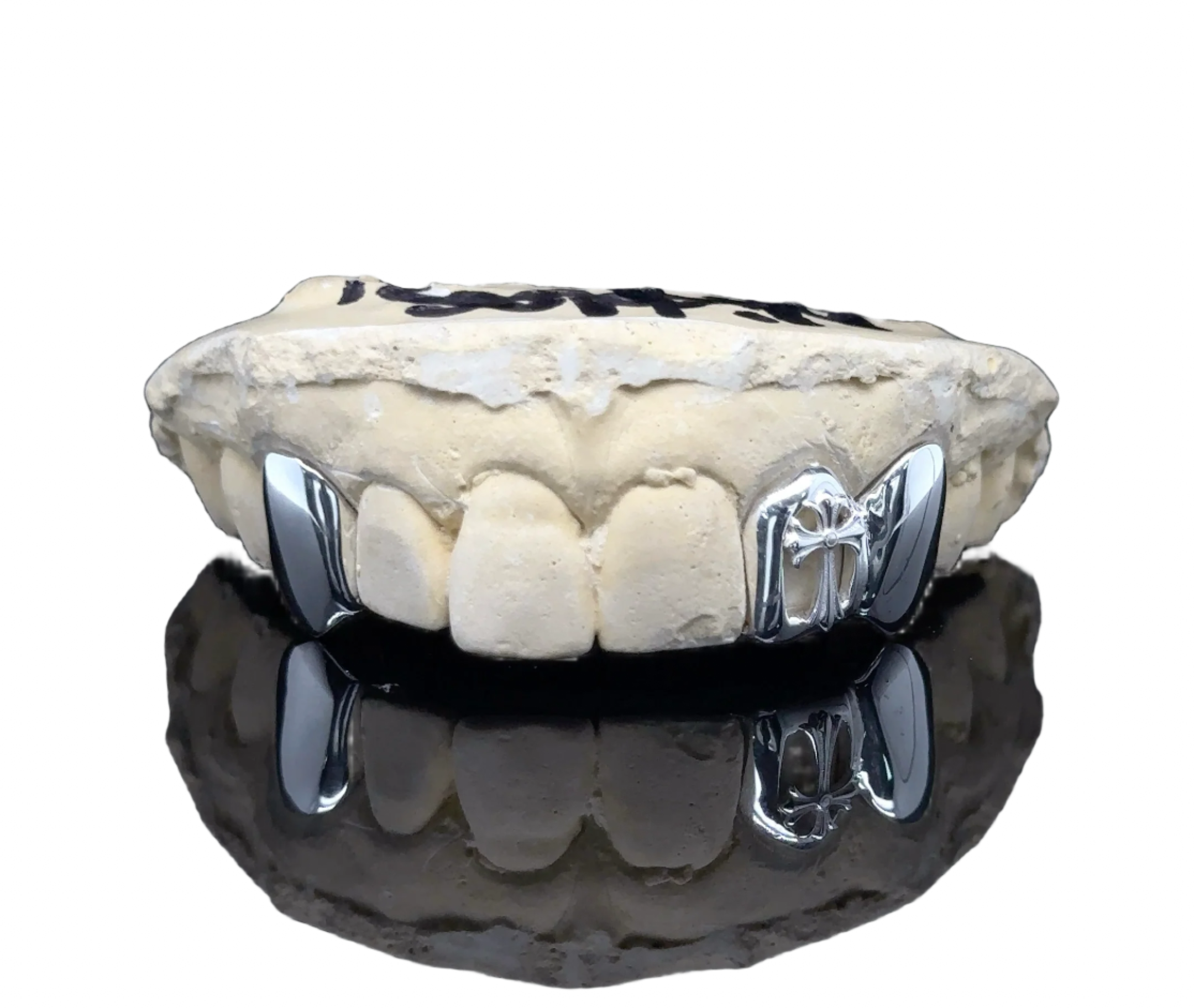 Chrome Frame Fang Grillz