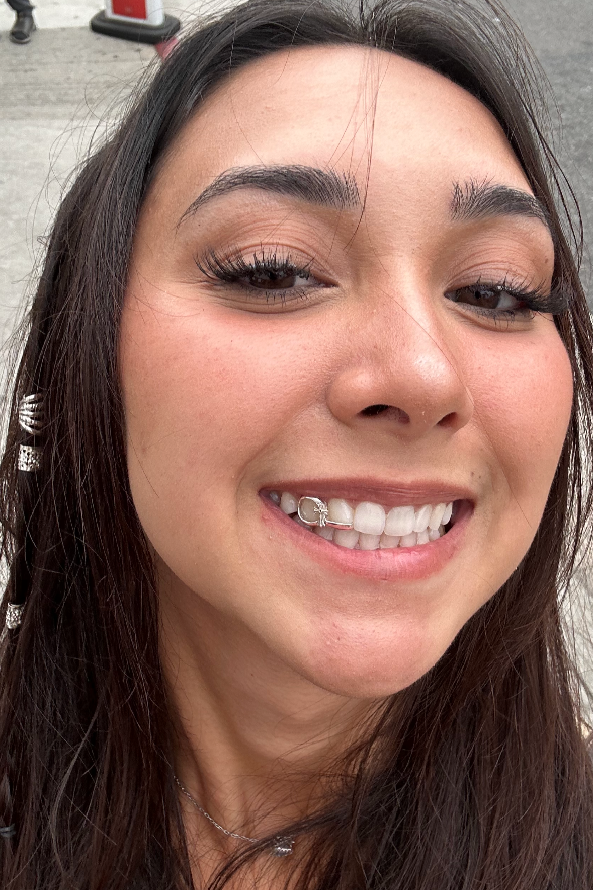 Cross Two Teeth Grillz