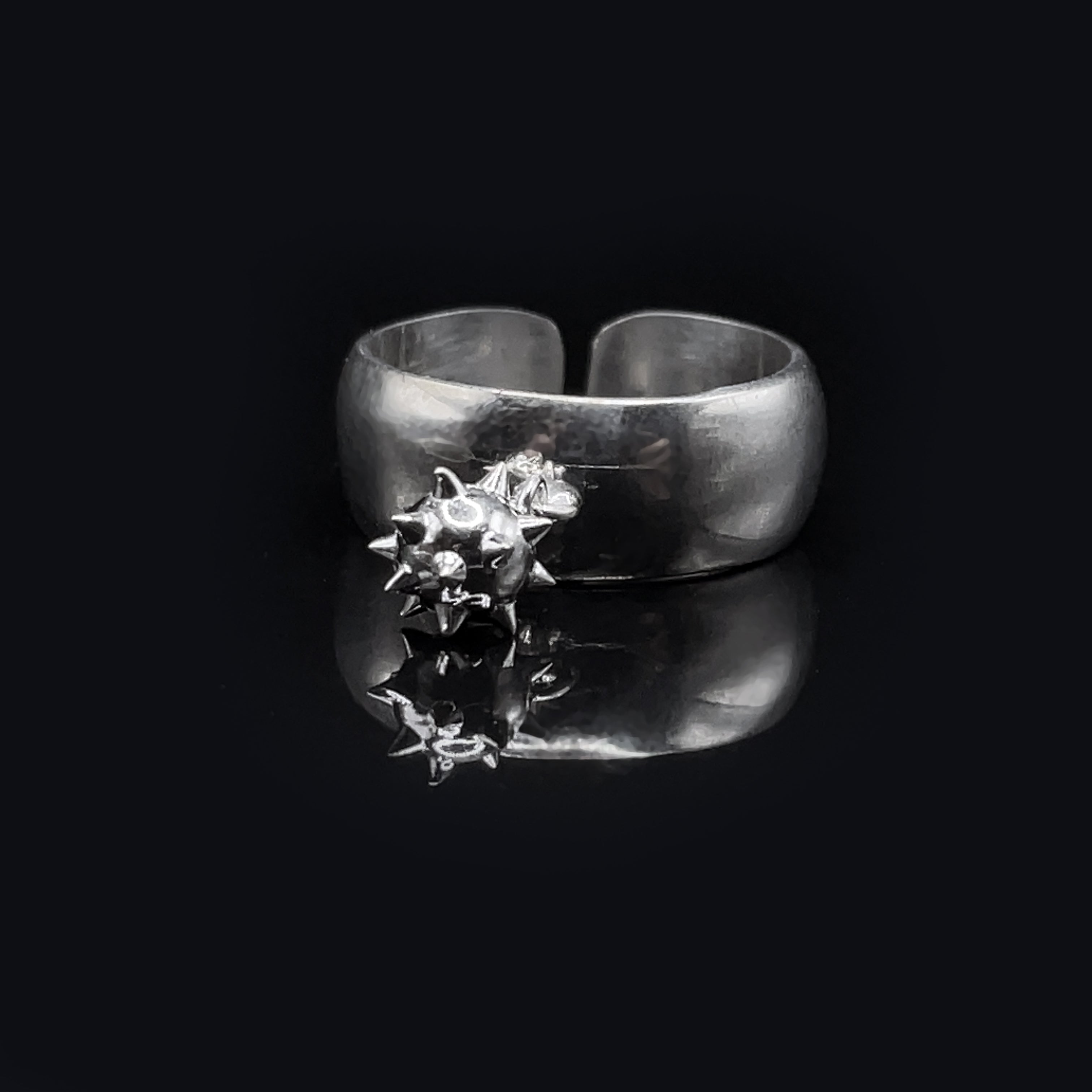 Mace Ball Adjustable Ring
