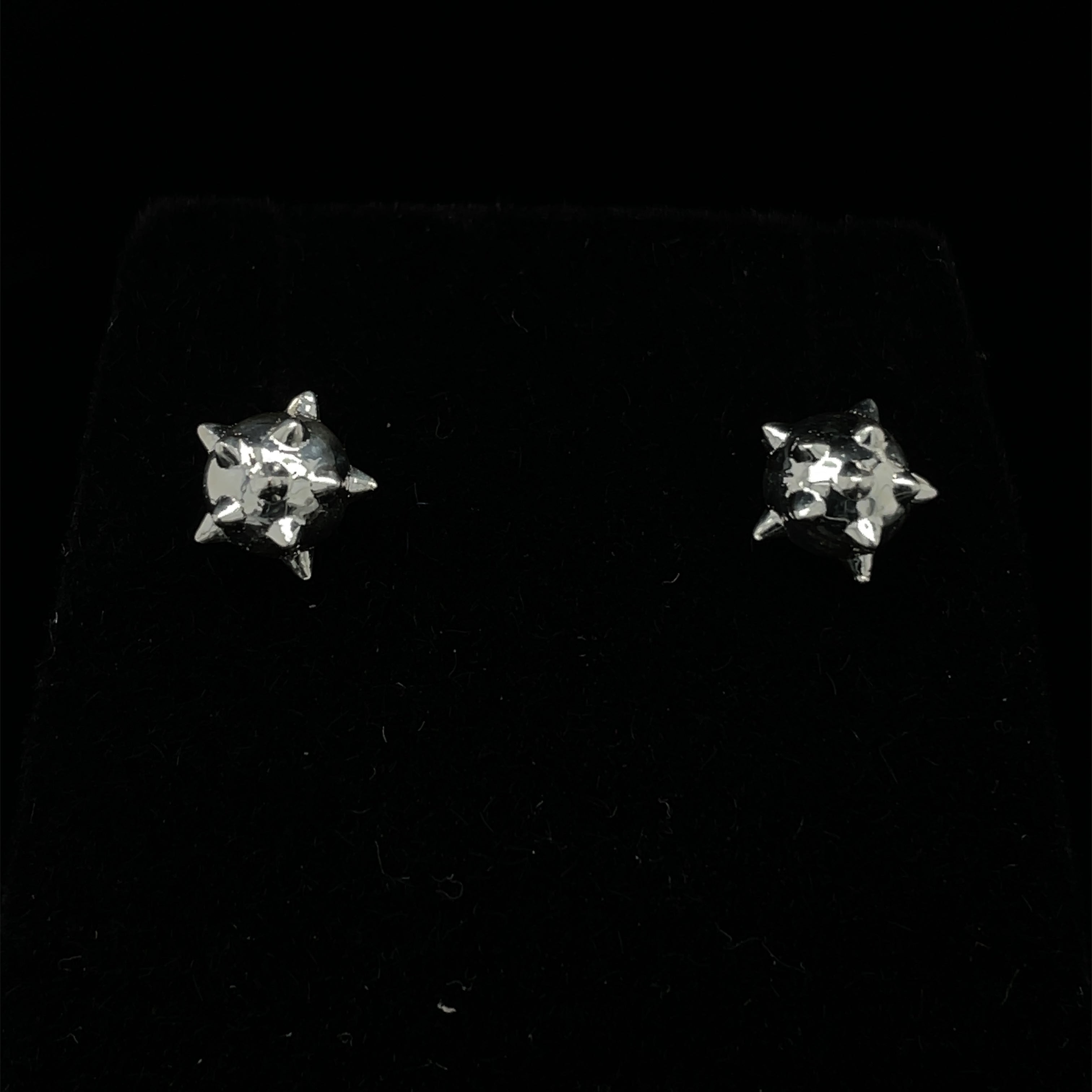 Ball N Chain Earring Studs