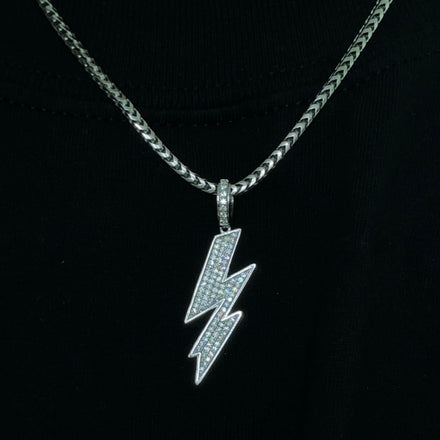 Iced Bolt Pendant